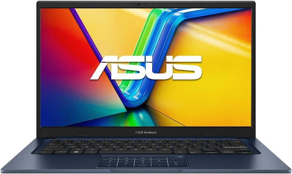 ASUS 2025 Laptop | Vivobook 14 | 14' 1920 x 1080 | Intel-10 Core i5-1334U | Intel Iris Xe Graphics | 12GB DDR4 | 256GB SSD | Windows 10 Home | Wi-Fi 5 - Bluetooth 5-720p HD Camera - Quiet Blue