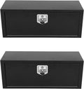 30 Inch Underbody Tool Boxes Set of 2,Underbody Truck Box w/T-Handle Latch and keys for Pickup Truck,Utility Tractor,RV,Waterproof Tool Chest For Storage & Organization-30 × 12 × 14 inch