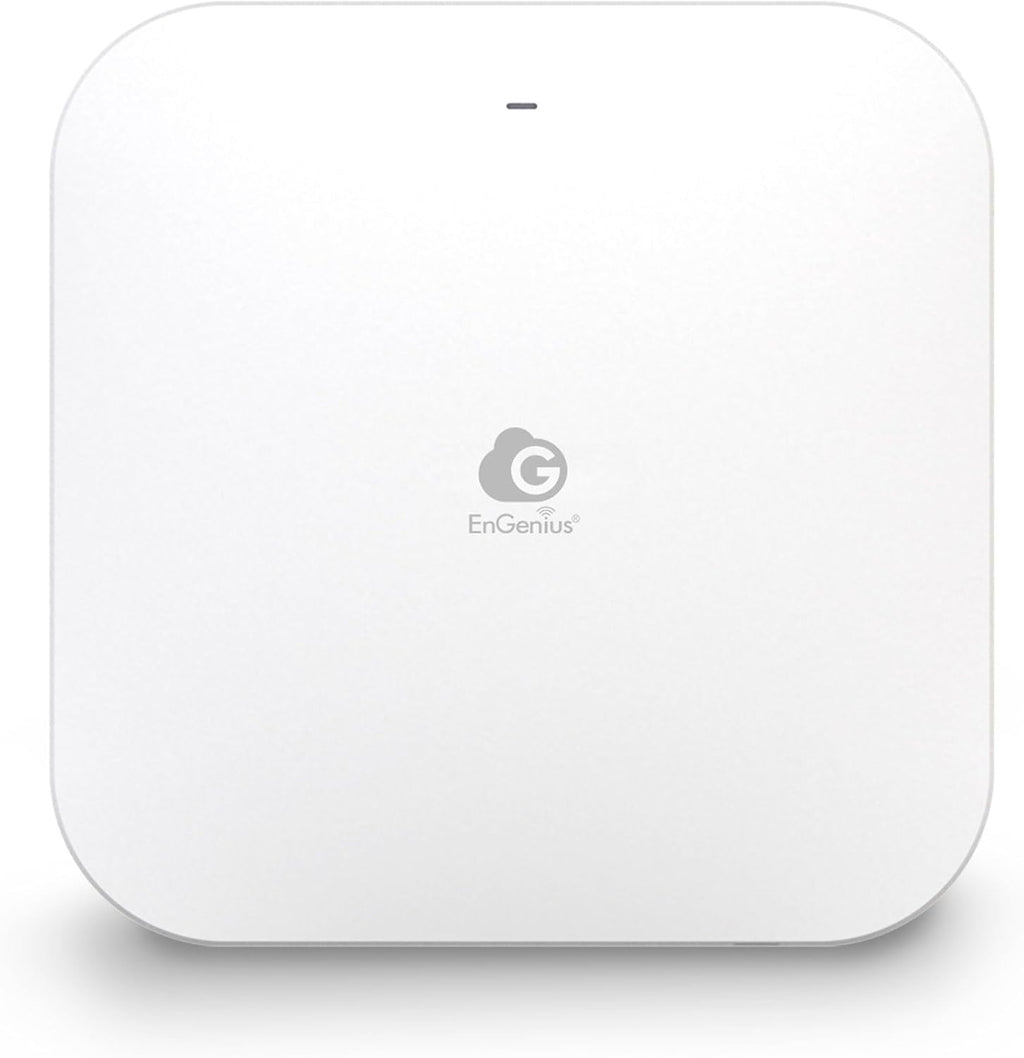 EnGenius ECW510 Wi-Fi 7 Indoor Access Point – Dual-Band 2x2 MU-MIMO, 2.5GbE PoE+, 4300 Mbps (5GHz) + 700 Mbps (2.4GHz), Supports 400 Devices, Up to 1,000 Sq Ft Coverage, Cloud Managed