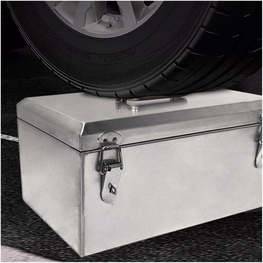 Tool Box Stainless Steel Tool Box Household Multi-Functional Repair Tool Box Hardware Storage Box Thickened Travel Box Outdoor Portable First Aid Box Tool Storage