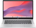 HP Chromebook 14a-nf0002tg 14 Inch Laptop HD 250-nits Intel Processor N100 Intel UHD Graphics 4 Cores 4GB LPDDR5 RAM 64GB eMMC ChromeOS Webcam 720p USB Type-C Fast Charge, Glacier Silver (Renewed)