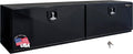 Buyers Products 1752836 Black Pro Series Steel Topsider Truck Box, 18x18x96 Inch, Durable Vehicle Tool Box for Storage and Organization