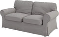 Heavy Duty UPPLAND (Not EKTORP) Sofa Cover Replacement Compatible with IKEA UPPLAND 3 Seat Sofa, Loveseat, Armchair, Sectional Corner, or Footstool Slipcover Only (Uppland 2 Cotton Light Gray)