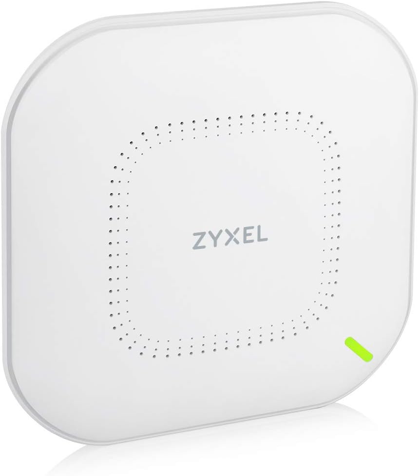 Zyxel True WiFi 6 AX3000 Wireless Multi-Gigabit Enterprise Access Point | Wall & Ceiling Optmized Antenna | Cloud, App, Direct or Controller Management | POE+ |1 Year Nebula Pro | WAX610D