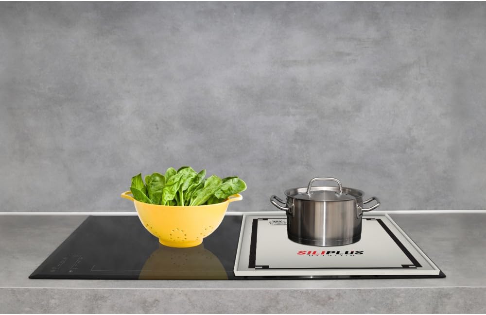 YBM Home Kosher Certified Silicone Induction Top Cover, Heat Resistant Stovetop Cooking Mat, Silicone Stove Cover Thick Induction Cooktop, X-Large