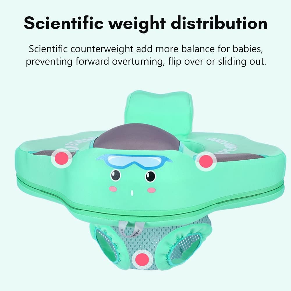 Non-Inflatable Baby Pool Seat Float - Safety Seat for 4-24 Months: Summer Swimming Buddy