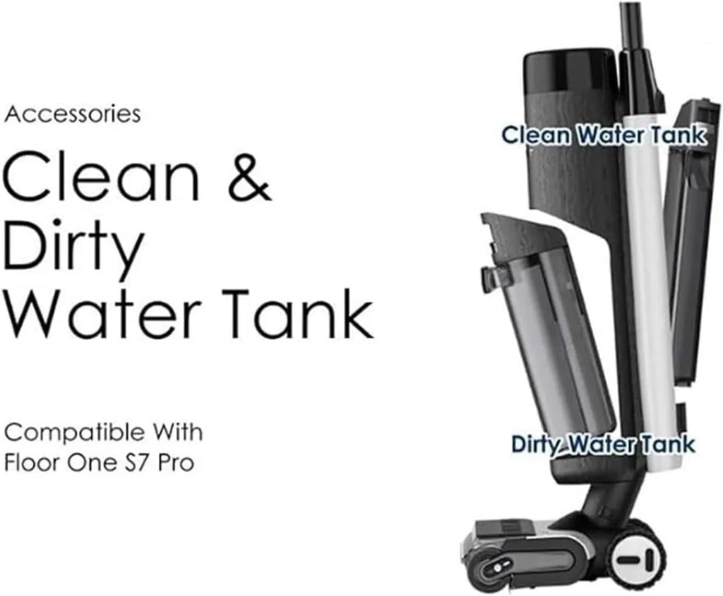 Vacuum Cleaner Floor Washing Machine Clean Water Tank And Sewage Tank Accessories, Compatible For Tineco, S7 PRO(Set)