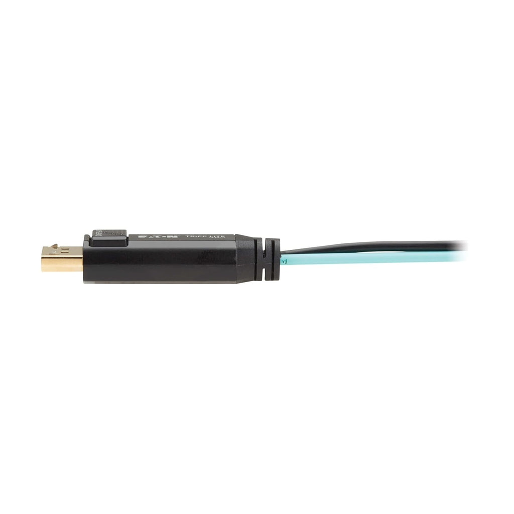 TRIPP LITE Eaton Series 8K Long DisplayPort Extension Over Fiber up to 328 Feet / 100 Meters, MPO Fiber Optic Cable Terminations, 8K@60Hz, LSZH Jacket, 1-Year Warranty (P580F-000)
