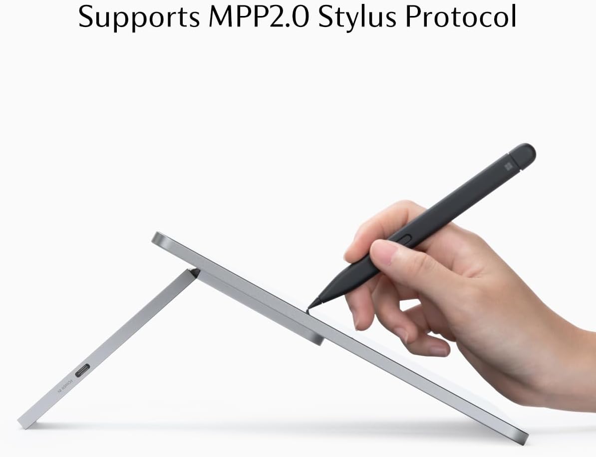 SOTSU FlipAction Touch 14' Portable Monitor | FHD IPS 10-Point Touchscreen | 400 Nits | 100% sRGB | Rotatable | Robust & Lightweight | Tempered Glass | USB-C & Mini HDMI | for Windows, Android & DeX