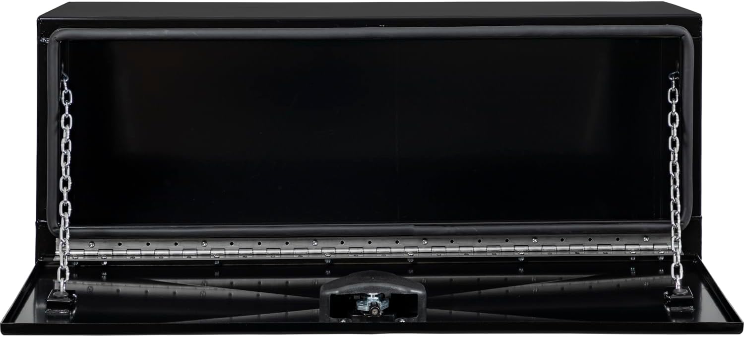 Buyers Products 1752810 Black Steel Pro Series Steel Underbody Truck Box, Toolbox for Utility Heavy Duty Work Vehicles 48x18x18 Inch, Toolbox for Utility Heavy Duty Work Vehicles