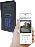 GBF Smart Video Door Phone & Doorbell Intercom System with a smart keypad(PL963PMBL-POE)- 1080P Camera, Built in POE, Control Two Locks remotely, Timed Unlock, RJ45 Hardwired or WiFi Bridge connection