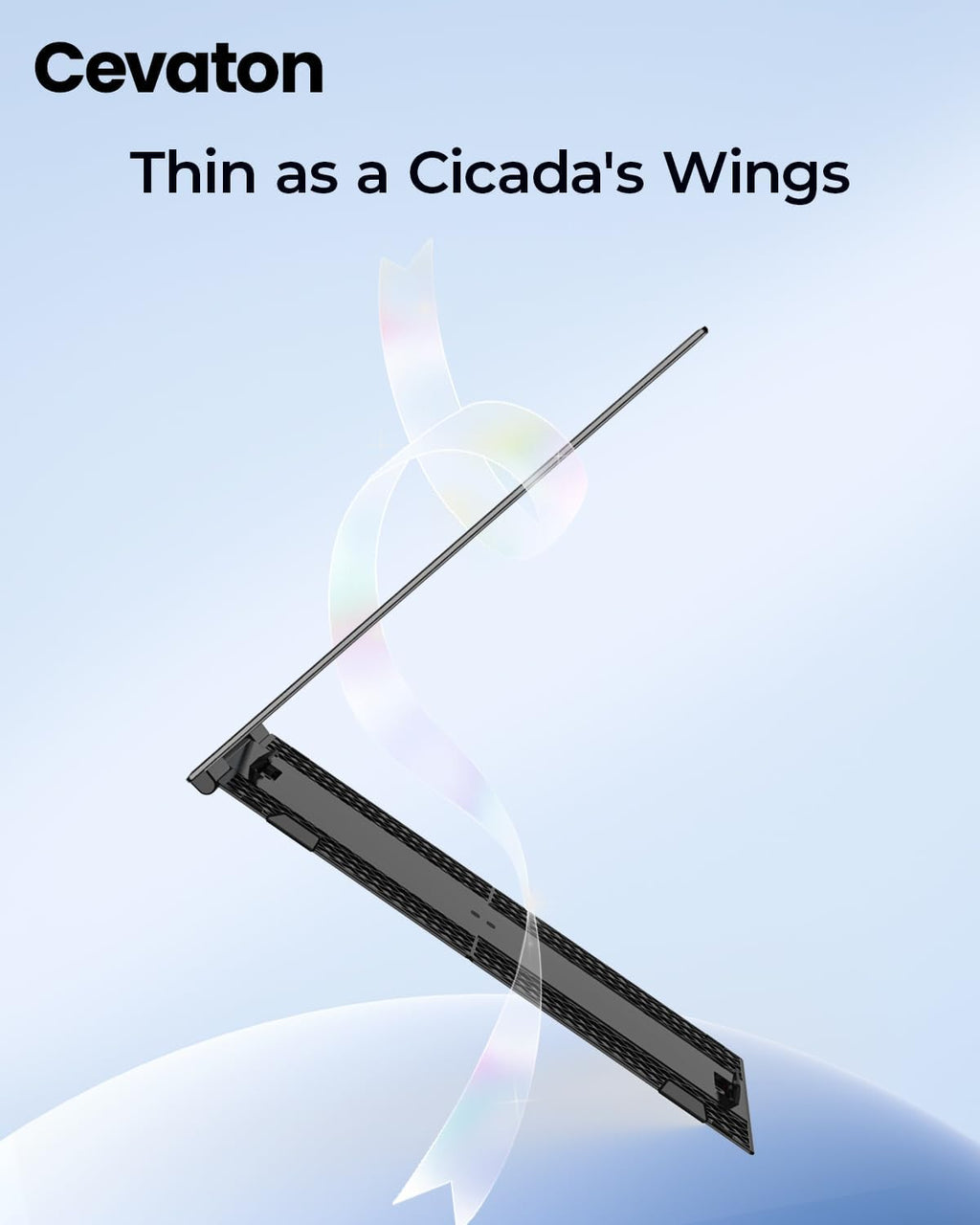 Cevaton Laptop Screen Extender, 14.1' Ultra-Slim & Lightweight Portable Monitor for 13'-17' Laptops, 1080P FHD Dual Monitor, One Cable Connection, Compatible with Wins/Mac/Android/Linux/Chrome
