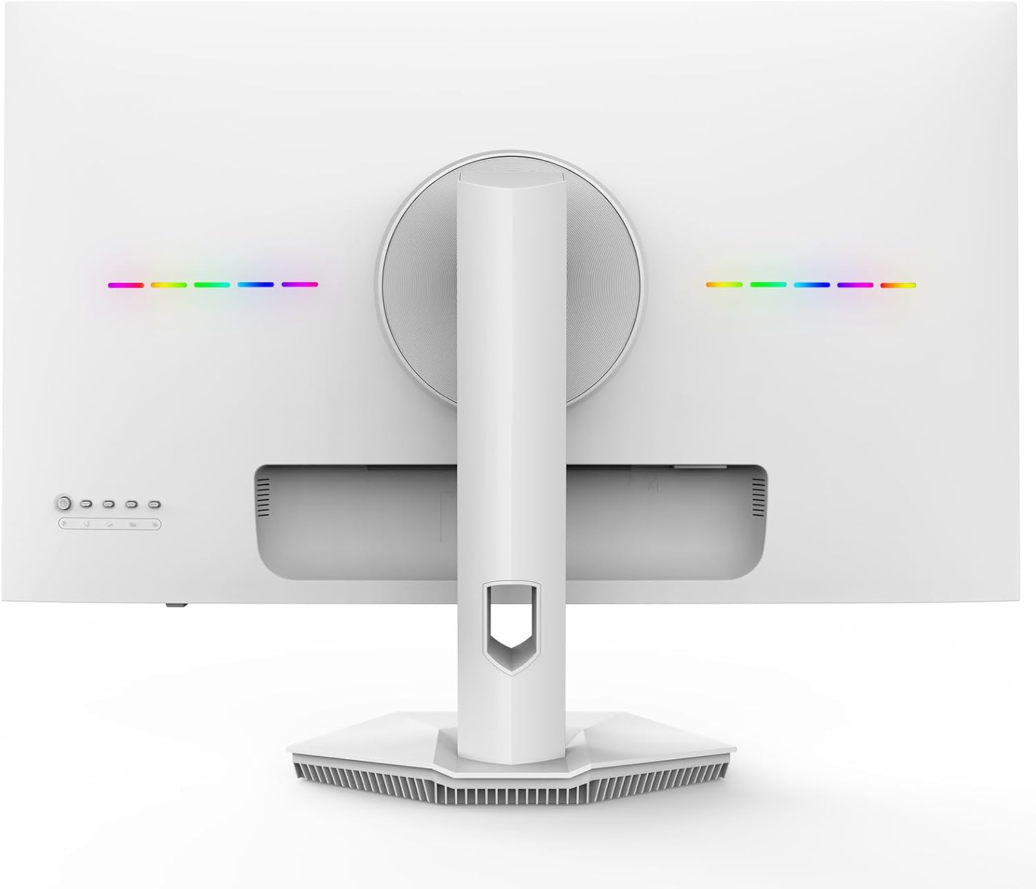 CRUA 27'' 4K Gaming Monitor, UHD 160Hz / FHD 320Hz Dual Mode IPS White Computer Monitors, Rotating/Pivot & Height-Adjustable, AMD FreeSync, Built-in Speakers, PIP/PBP, HDMI 2.1 & DP 1.4