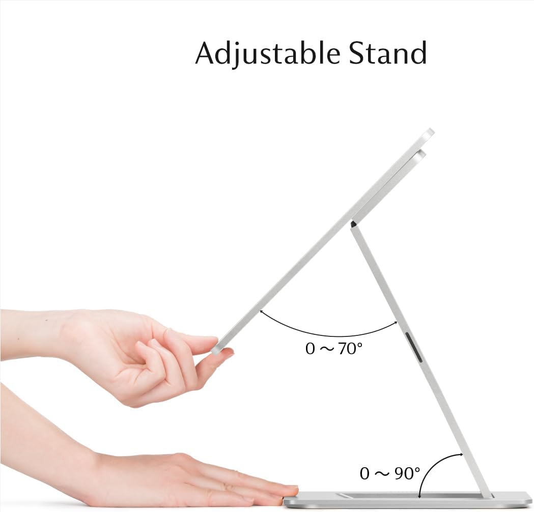 SOTSU FlipAction Elite 16' Portable Monitor | 4K | Super Compact | Pivot Rotate | 3840x2400 DCI P3 | 60Hz | 450 Nits | Full Metal CNC | Perfect Match for Mac and Windows (Silver)