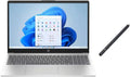 HP 15.6' HD Touch Screen Laptop | Intel Core i5-1235U | Intel Iris Xe Graphic | HDMI| Silver | 16GB RAM | 512GB SSD | Windows 11 S | Bundle with Stylus Pen