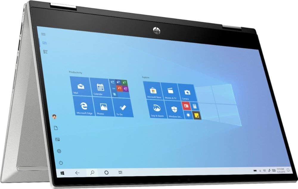 HP - Pavilion x360 2-in-1 14' Touch-Screen Laptop - Intel Core i3-8GB Memory - 128GB SSD - Natural Silver - 14m-dw1013dx