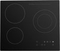 3 Burners Electric Cooktop, 110v 2600W Plug in Ceramic Cooktop, 23.3 Inch Countertop & Built-in Electric Stove Top with Child Safety Lock, Timer, Over-Temperature Protection, Sensor Touch Control