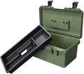 Toolbox Household Hardware Tool Box Electrician Repair Box Thickened Handheld Storage Box Multi-Functional Tool Storage Box Car Emergency Repair Box Tool Box(Green)