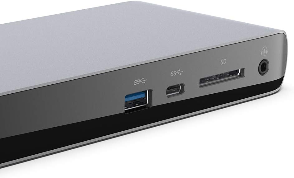 Belkin Thunderbolt 3 Dock Pro w/ Thunderbolt 3 Cable - USB-C Hub - USB-C Docking Station for MacOS & Windows, Dual 4K @60Hz, 40Gbps Transfer Speed, 85W Upstream Charging, w/ Ethernet, SD & Audio Ports