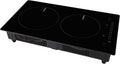 Happybuy Electric Cooktop, 2 Burners, 12'' Induction Stove Top, Built-in Magnetic Cooktop 1800W, 9 Heat Levels, LED Touch Control with Child Lock & Overheat Protection