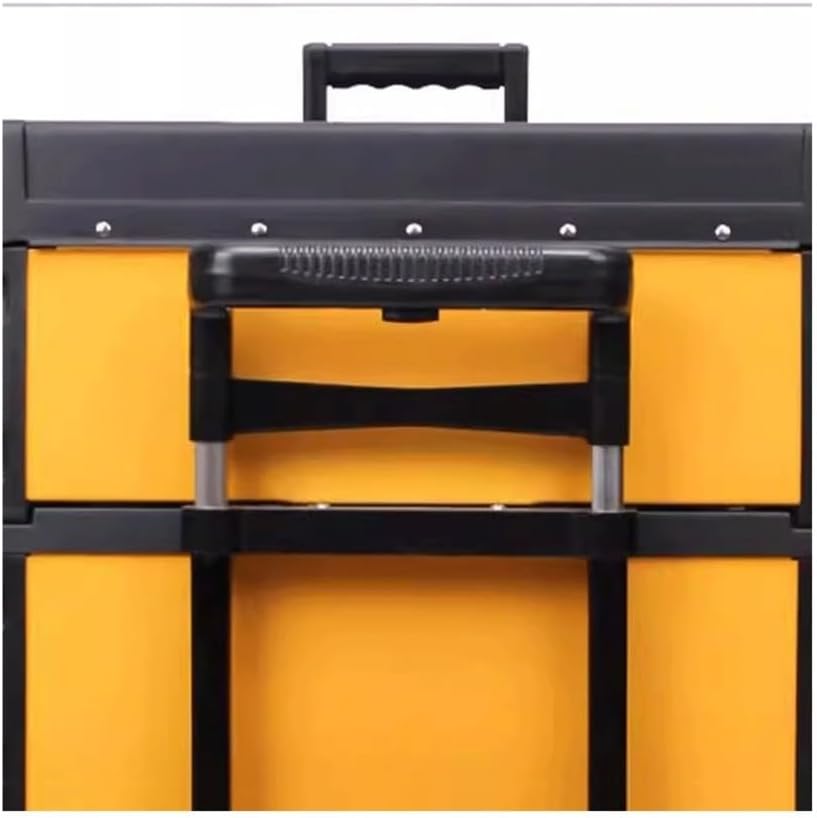 Tool Box Home Hardware Toolbox Pull Rod Style Outdoor Toolbox Three-Layer Combination Storage Box with Wheel Drawers Tool Cart Tool Storage