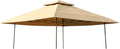 Garden Winds Reinforced Replacement Canopy Top Cover Compatible with The 30822, WMT-1414118B Ozark Trail 14' X 14' Pop Up - Classic Sand, Riplock 350