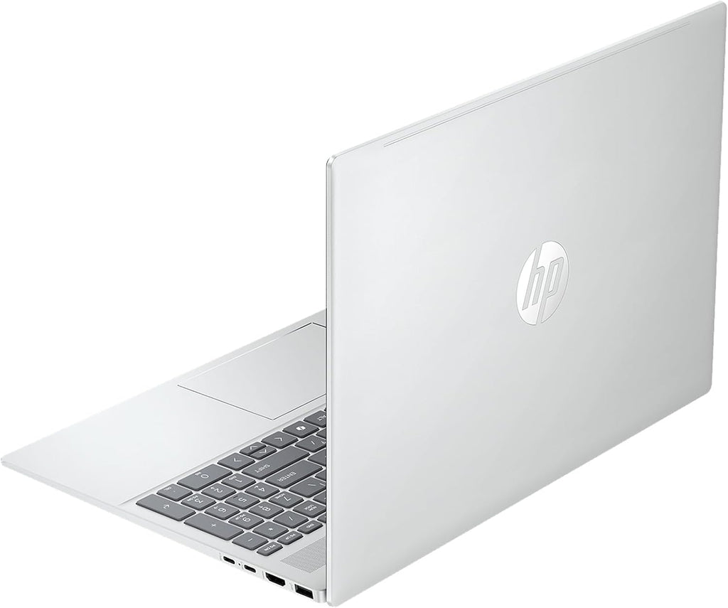 HP OmniBook 5 16 inch Next Gen AI PC Laptop, 2K IPS Touchscreen Display, Intel Core Ultra 7 255U, 16GB RAM, 512GB SSD, Windows 11 Home, WiFi 6E, Glacier Silver, w/Mytrix Accessory Lifetime Office