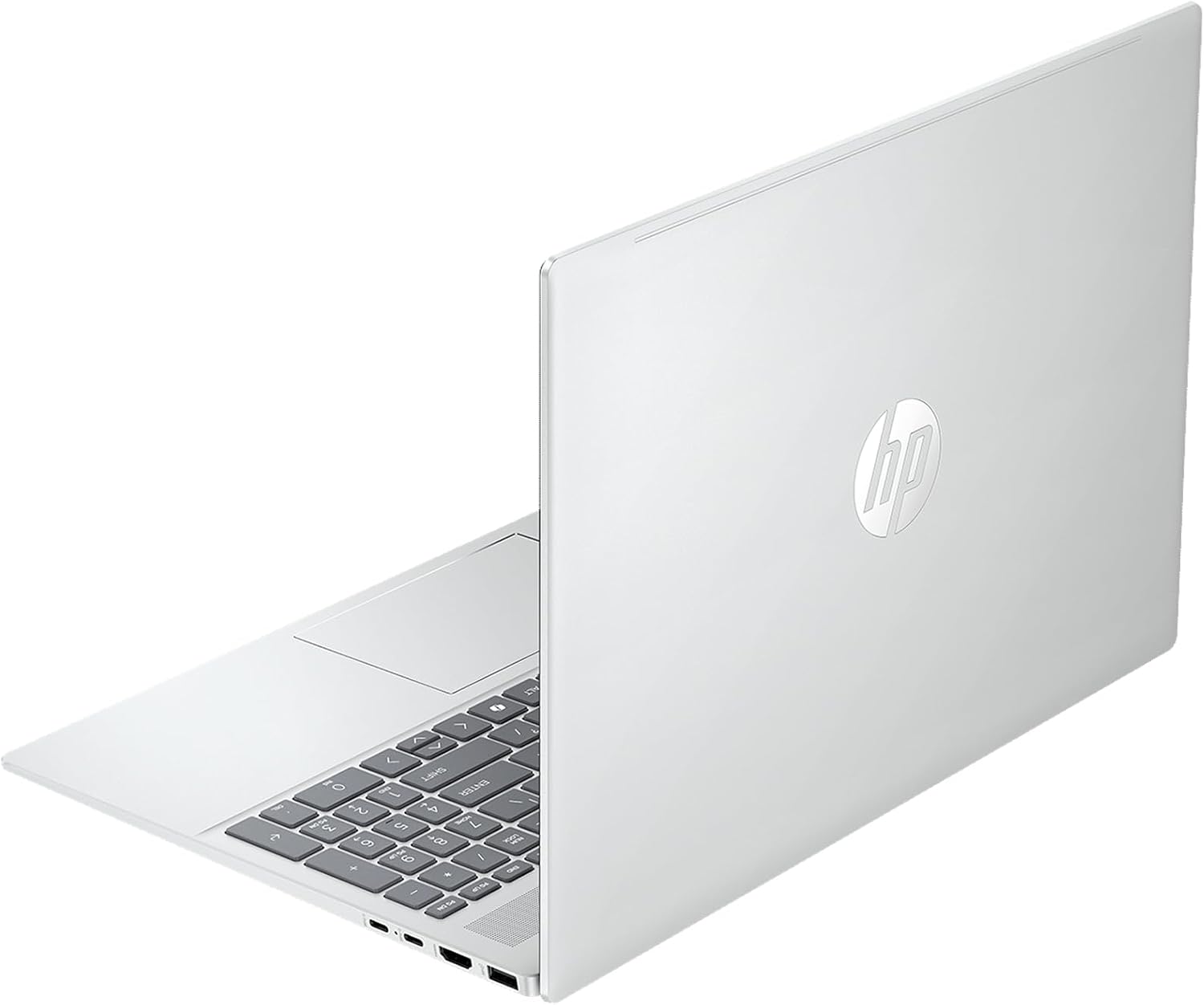 HP OmniBook 5 16 inch Next Gen AI PC Laptop, 2K IPS Touchscreen Display, Intel Core Ultra 7 255U, 16GB RAM, 512GB SSD, Windows 11 Home, WiFi 6E, Glacier Silver, w/Mytrix Accessory Lifetime Office
