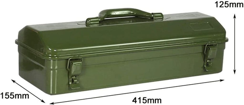 LIOONS Tool Box Thickening Wrought Iron Tool Boxes High Capacity Tool Kit Non-Slip Handle Strong and Sturdy Portable Tool Set