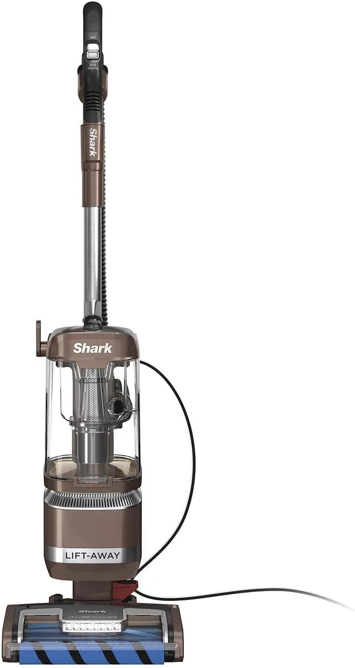 SHARK LA455 Rotator Vaccum Upright Vacuum with Self-Cleaning Brushroll Powerful Pet Hair Pickup and HEPA Filter, Lift-Away w/DuoClean, Brown