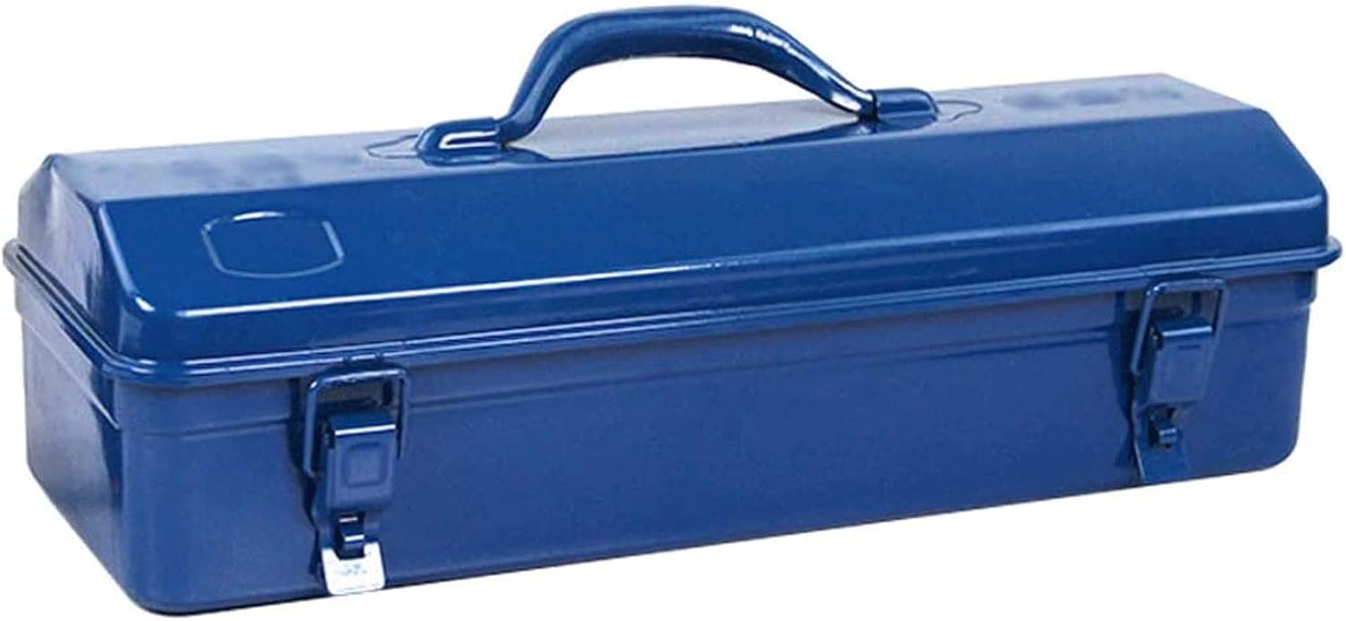 LIOONS Tool Box Thickening Wrought Iron Tool Boxes High Capacity Tool Kit Non-Slip Handle Strong and Sturdy Portable Tool Set