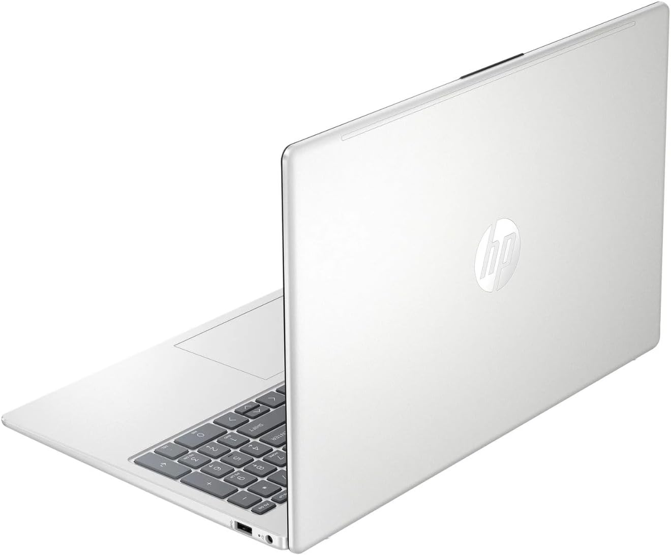 HP Laptop, 15.6-inch Full HD, AMD Ryzen 5-7520u, 8GB RAM, 512GB SSD, Windows 11, Natural Silver
