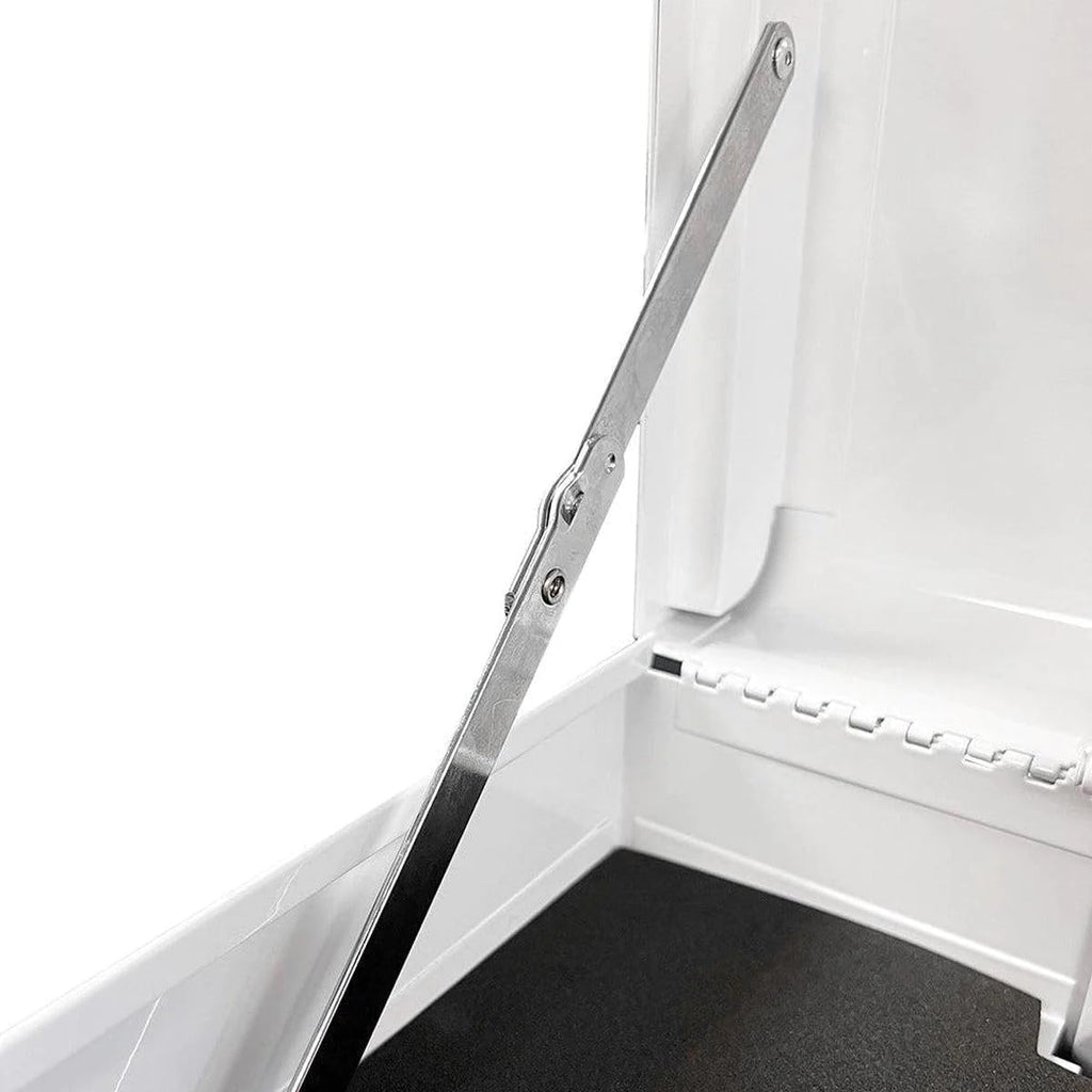 BOXO USA Heavy Duty 26' Toolbox 103 Piece MotoBox Locking Tool Set with 5 Drawers Carry Box (White)