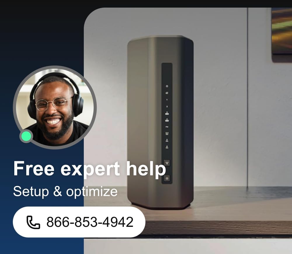 NETGEAR Nighthawk Tri-Band WiFi 7 Router (RS280S) - Router Only, BE9200 Wireless Speed (up to 9.2 Gbps) - Covers up to 2,500 sq. ft. - 2.5 Gig Internet Port – 1-Year Armor & Free Expert Help