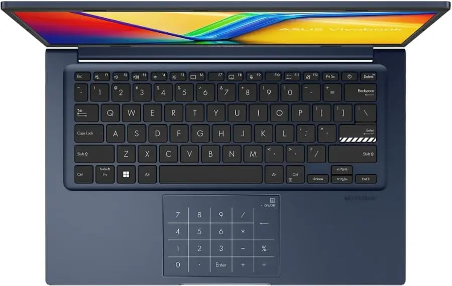 ASUS Vivobook 14(2026), 14', FHD Slim Laptop, Intel 13th Core i5-1334U, UHD Graphics, Privacy Camera, Bluetooth5.1, Windows 11 H, Quiet Blue, W/HDMI (24GB RAM | 1TB SSD)