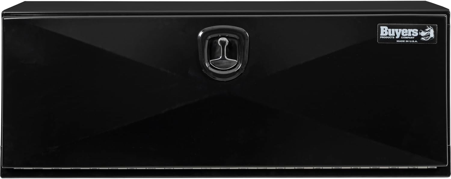Buyers Products 1752810 Black Steel Pro Series Steel Underbody Truck Box, Toolbox for Utility Heavy Duty Work Vehicles 48x18x18 Inch, Toolbox for Utility Heavy Duty Work Vehicles