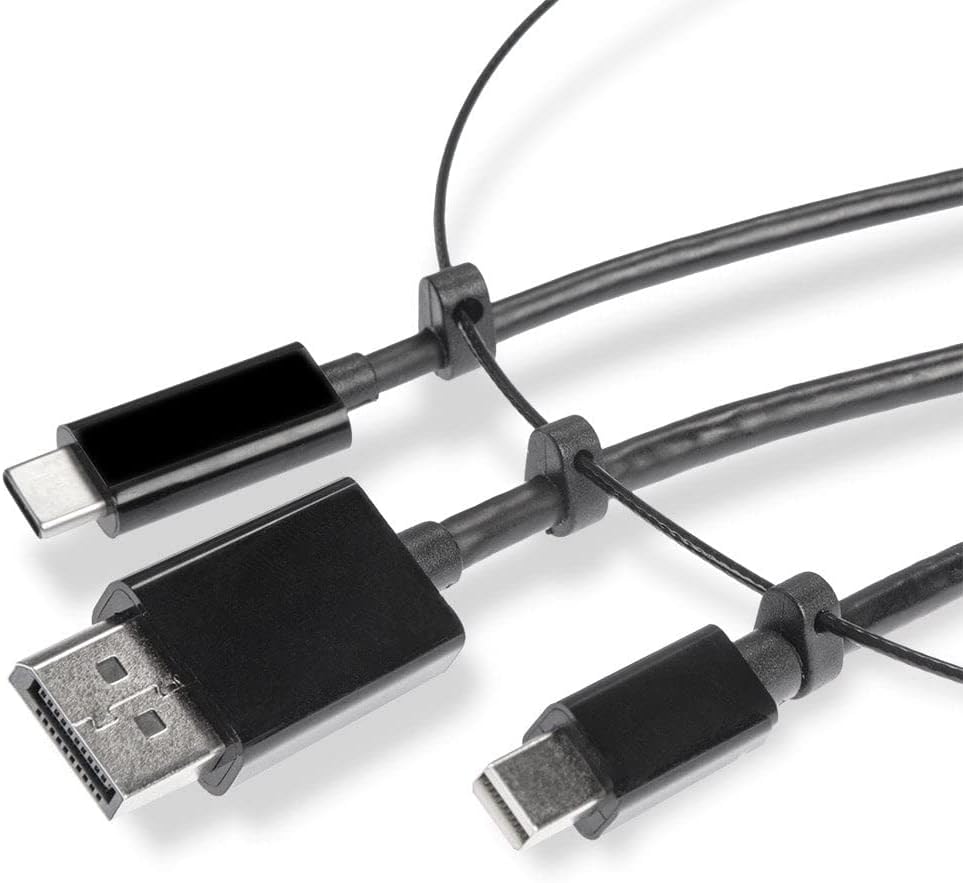 LINDY USB Type C Converter, mDP & DisplayPort to HDMI 18G with Cable Tie