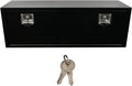48'' Inch Steel Underbody Truck Tool Box & T-Handle Latch Heavy Duty for Trucks Trailers RV ATV Pickup Trucks Flatbeds Organization Storage Job Tool Chest -48'(L) x 14'(W) x 16'(H) Black