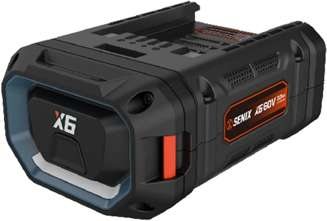 SENIX 60 Volt Max 3 Ah Lithium-ion Battery 60 Volt Max Cordless Lawn and Garden Tools, Fade-Free, Battery Indicator Lights (B30X6)