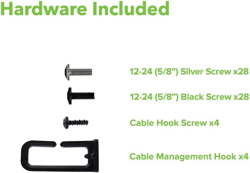 NavePoint 13U 2 Post Open Frame Server Rack for 19 Inch Equipment, AV, Networking, Data & IT Devices, 2-Post Rack 13U 661lbs Weight Capacity, Black