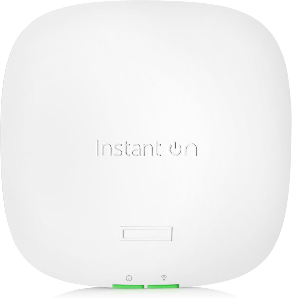 HPE Networking Instant On Access Point AP22 2x2 WiFi 6 Indoor Wireless Access Point | Long Range, Secure, Smart Mesh Support | Power Source Not Included | US Model (R4W01A)