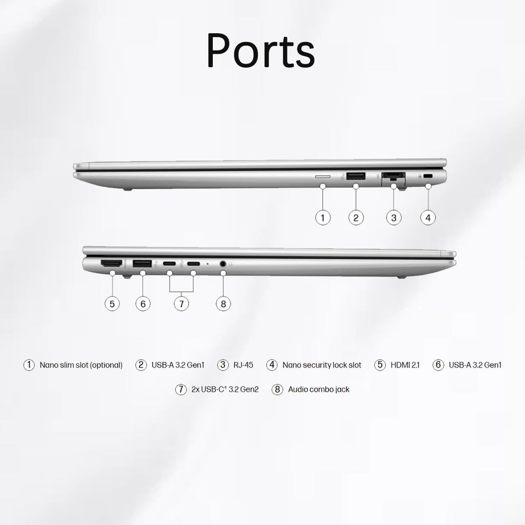 HP ProBook 465 460 G11 Business Laptop, 16' FHD+ Display, AMD Ryzen 5 7535U, 64GB DDR5, 2TB SSD, Type-C, HDMI, Webcam, Wi-Fi 6E, Windows 11 Pro, Pike Silver