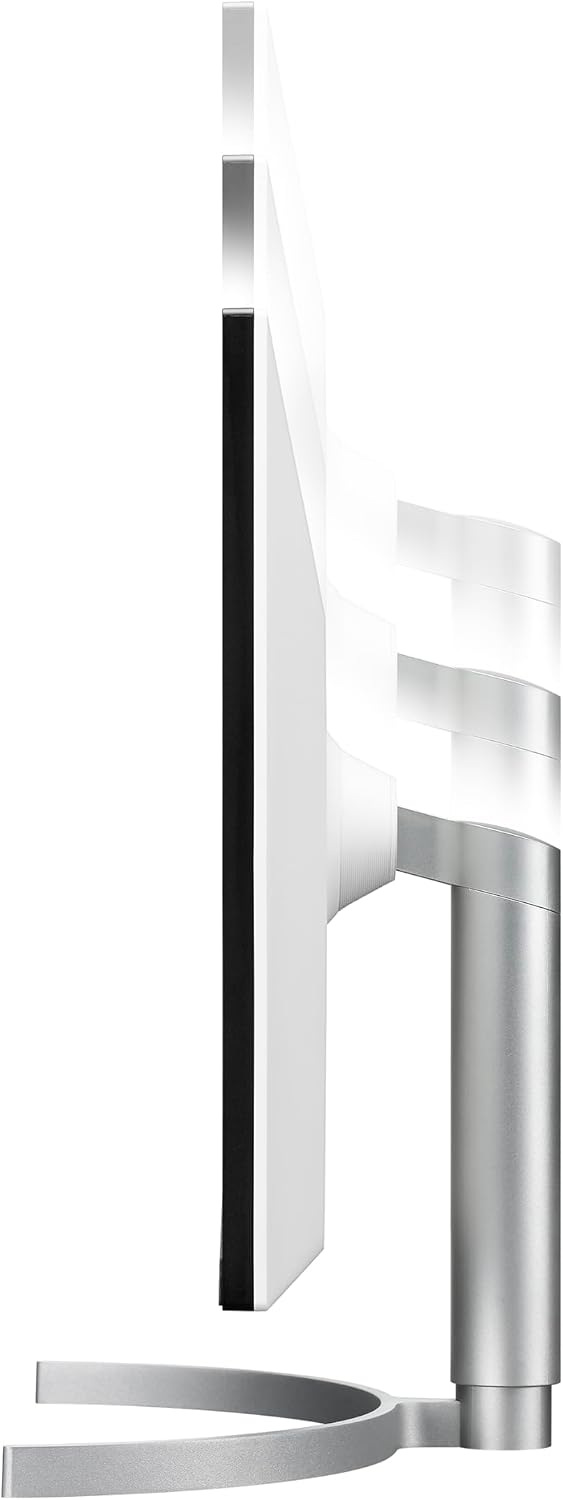 LG 27UN850-W Ultrafine Computer Monitor 27-Inch UHD 4K UHD 2160p IPS with VESA DisplayHDR 400 AMD FreeSync and USB-C - White/Silver