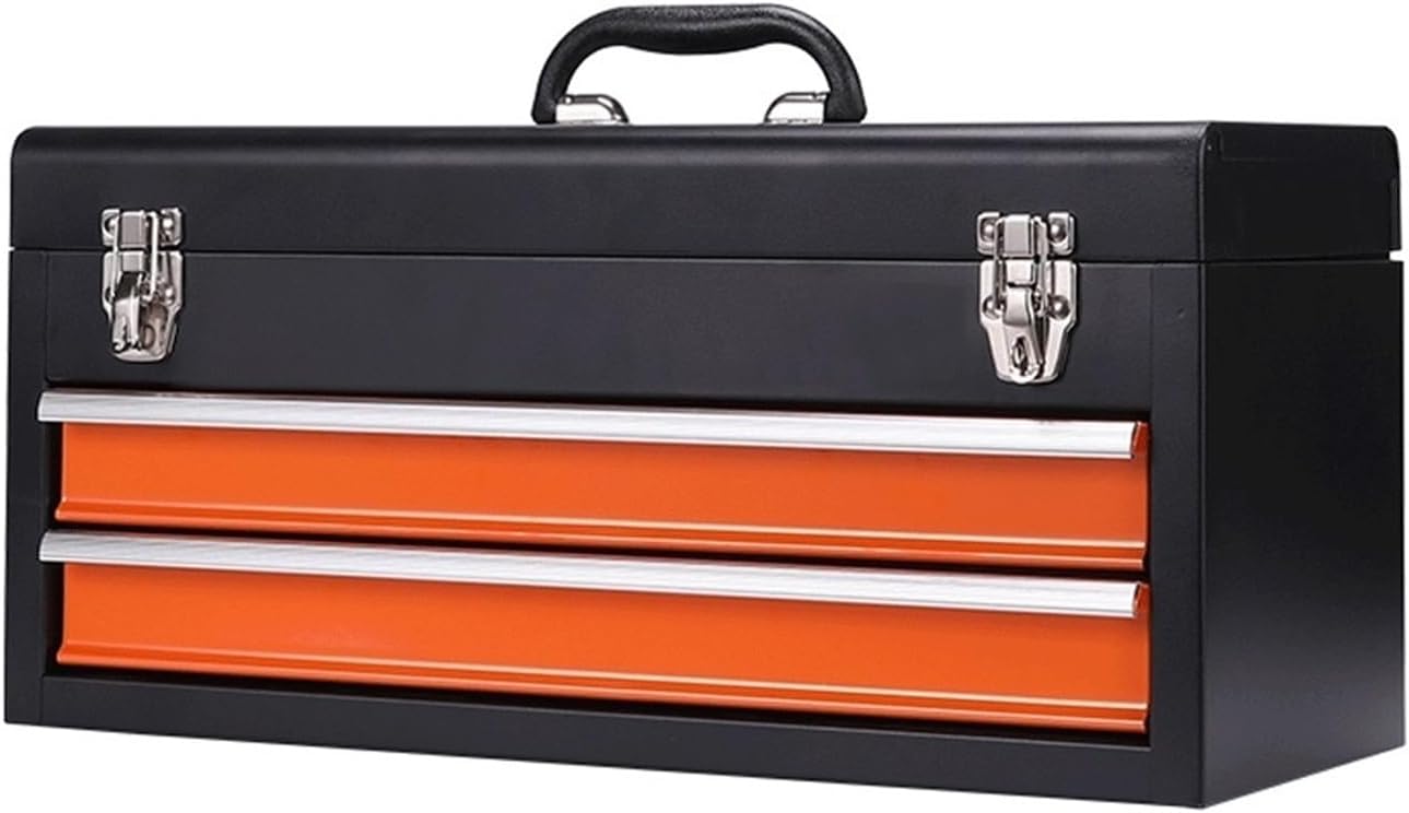 Multifunctional Portable Drawer Tool Box Multipurpose Steel Toolbox/Chest Household Tools and Consumer Storage Metal Box for Tools Organization for Garage(S)