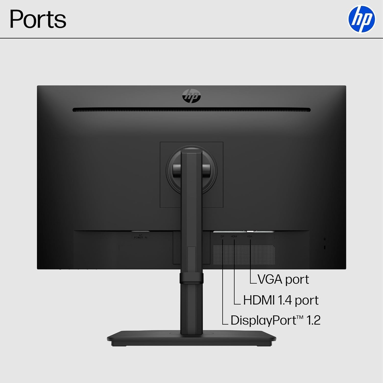 HP 27' FHD 100Hz Monitor with IPS Panel | Built-in Speakers, Eyesafe Display, 3-Sided Borderless, HDMI & DisplayPort, W/HDMI (27-inch)