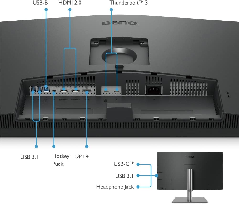 Monitor 31.5' LED IPS PD3220U 3840 x 2160 4K Ultra HD Tempo di Risposta 5 ms