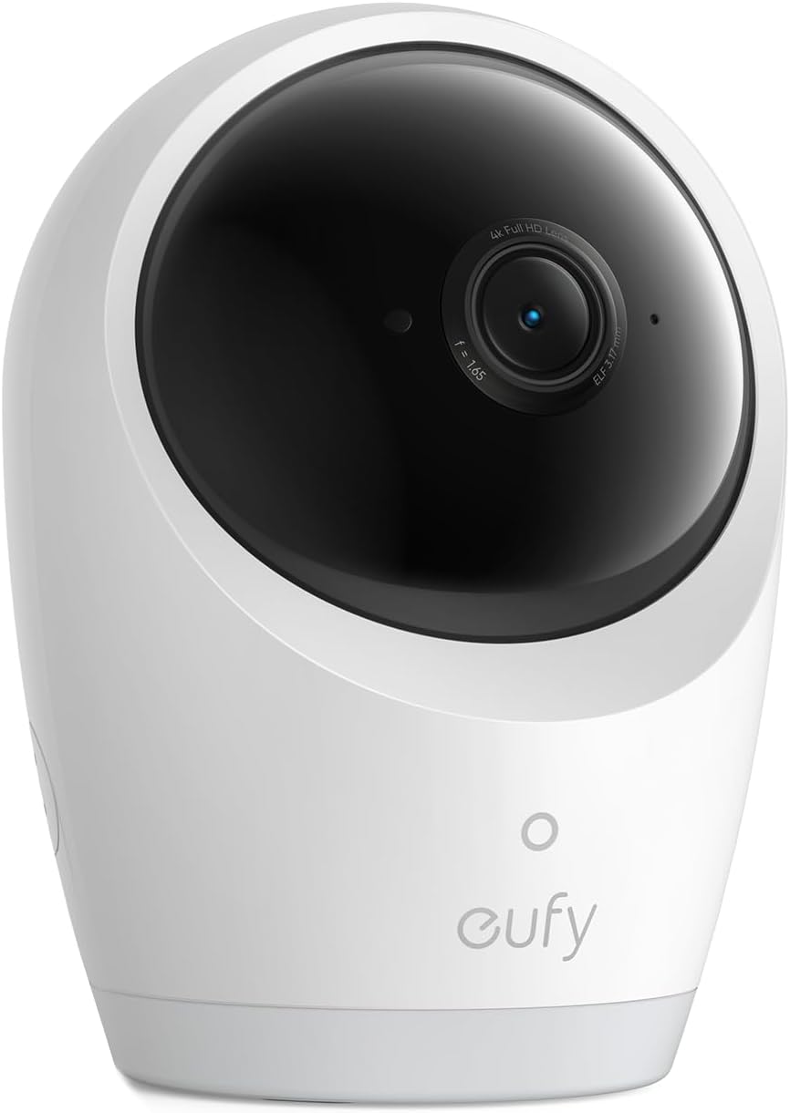 eufy Baby Monitor E21 Add-On Camera, 4K UHD Resolution, 330° Pan and 60° Tilt, 8× Zoom, Night Vision, 5000mAh Built-in Battery, ANR (Renewed)