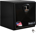 Buyers Products 1754800 Black Steel Underbody Pro Series Truck Box, 24x24x24 Inch, Durable Vehicle Tool Box For Storage And Organization