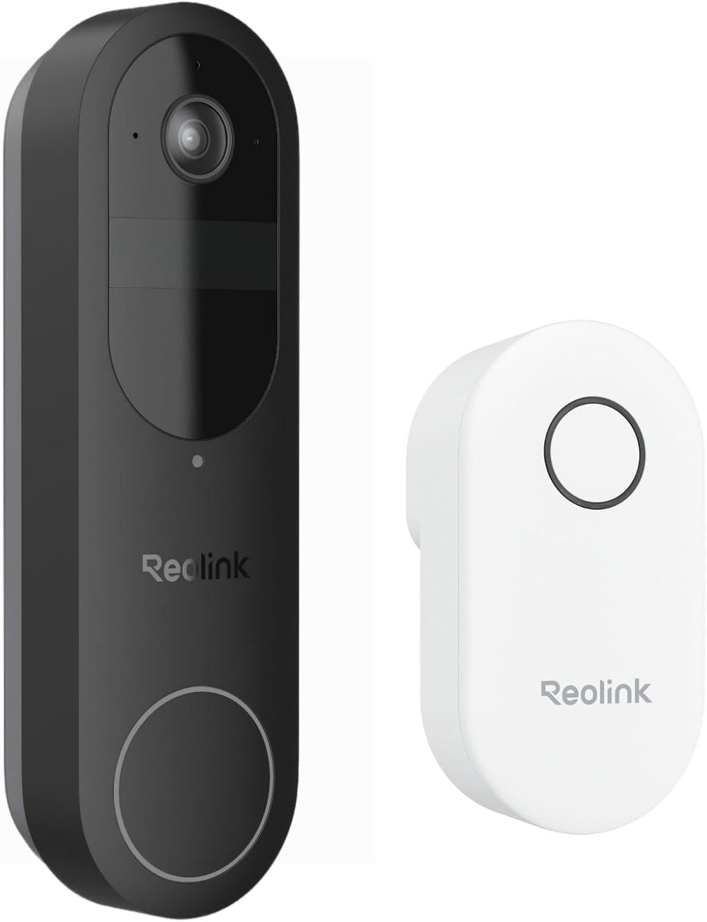 REOLINK Video Doorbell Camera with Chime, 1:1 Head-to-Toe View, 2.4/5 GHz WiFi, Person/Vehicle/Package Detection, No Monthly Fees