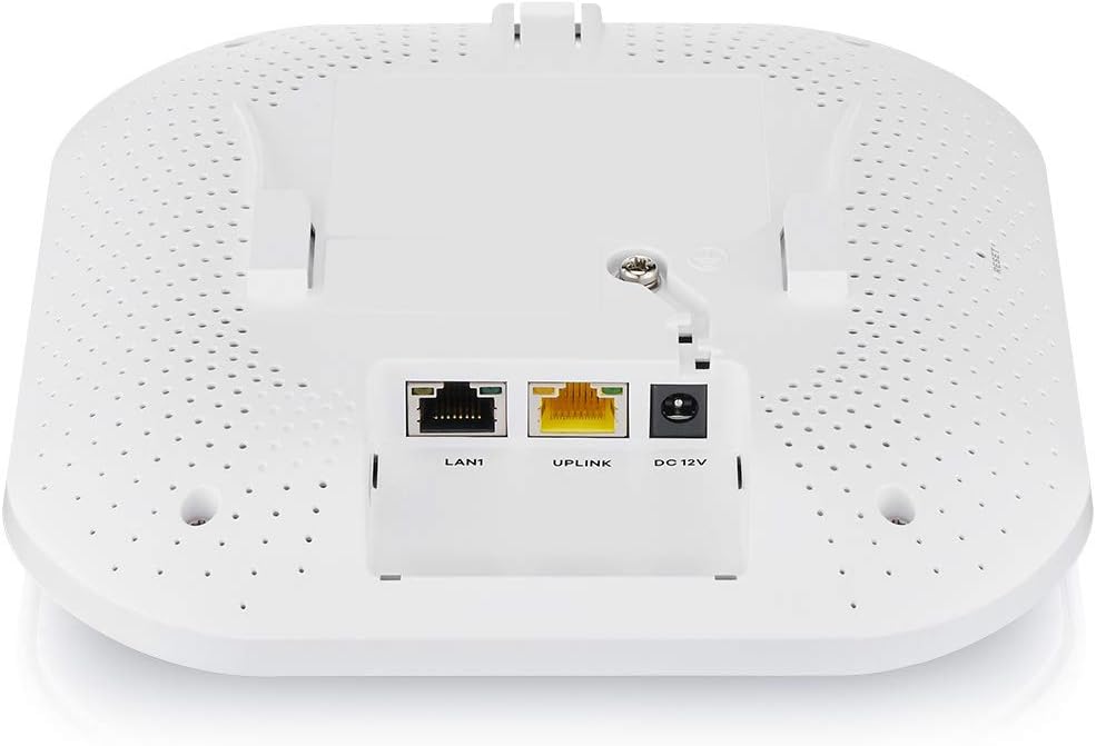 Zyxel True WiFi 6 AX3000 Wireless Multi-Gigabit Enterprise Access Point | Wall & Ceiling Optmized Antenna | Cloud, App, Direct or Controller Management | POE+ |1 Year Nebula Pro | WAX610D